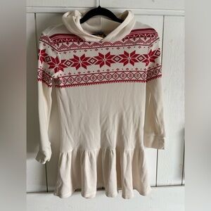 Polo by Ralph Lauren Red and White Knit Sweater